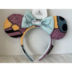 Disney Parks Nightmare Before Christmas Sally Minnie Mouse Ears Headband NWT